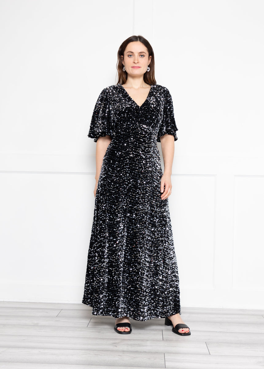 Twisted Wunder Grace Lurex Maxi Dress