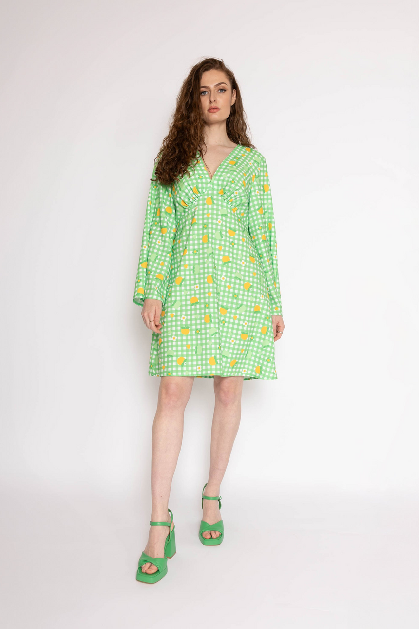 Twiggy Check Mini Dress