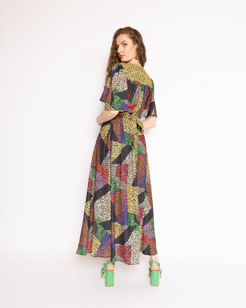 Joni Patch Print Dress