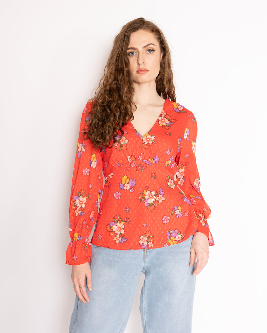 The Minnie Floral Blouse