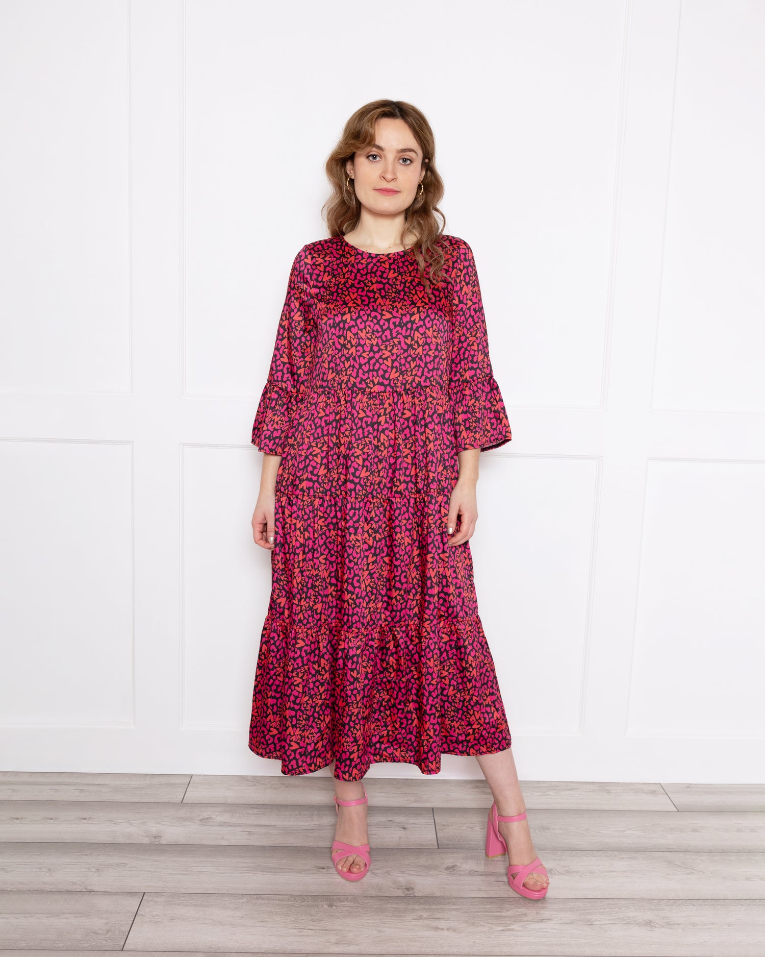 The Janie Dress In Heart Animal