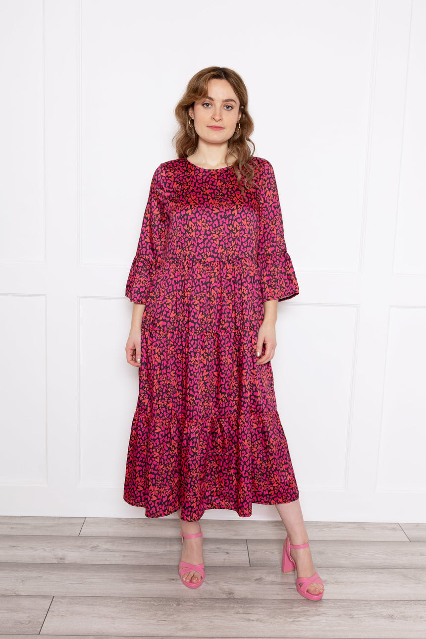 The Janie Dress In Heart Animal