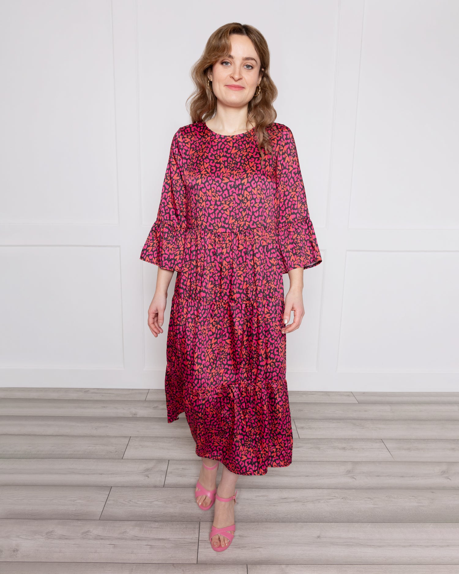 The Janie Dress In Heart Animal