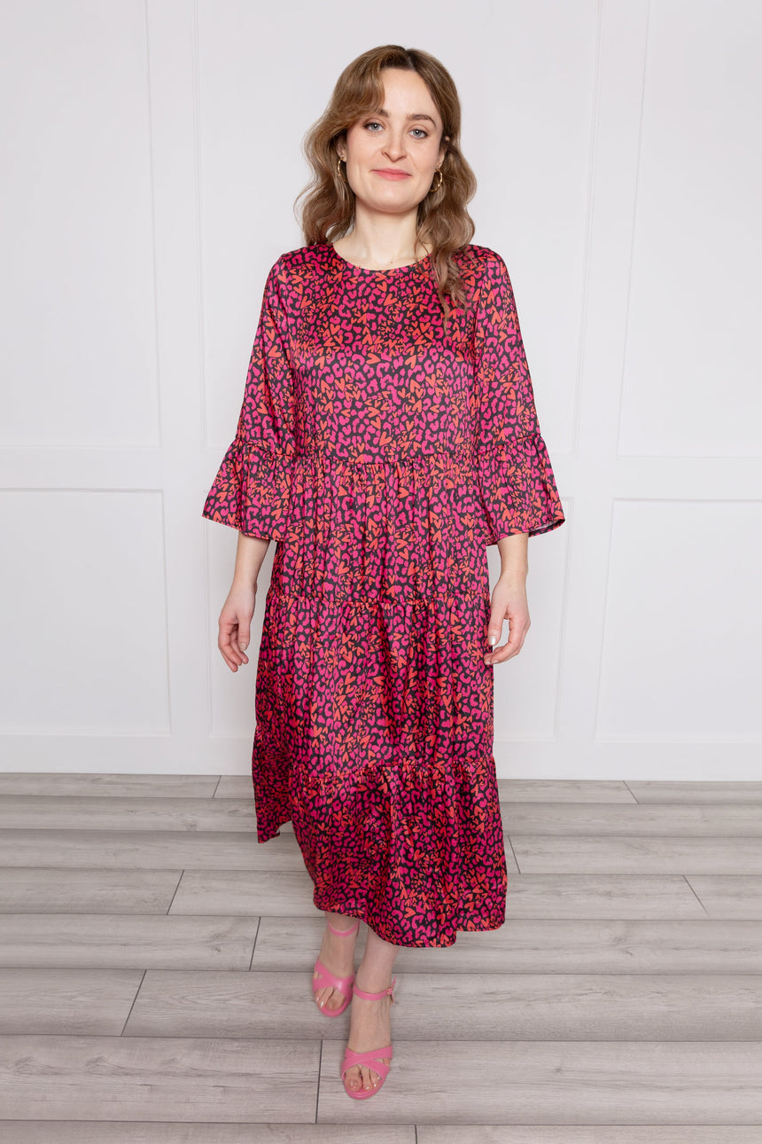 The Janie Dress In Heart Animal