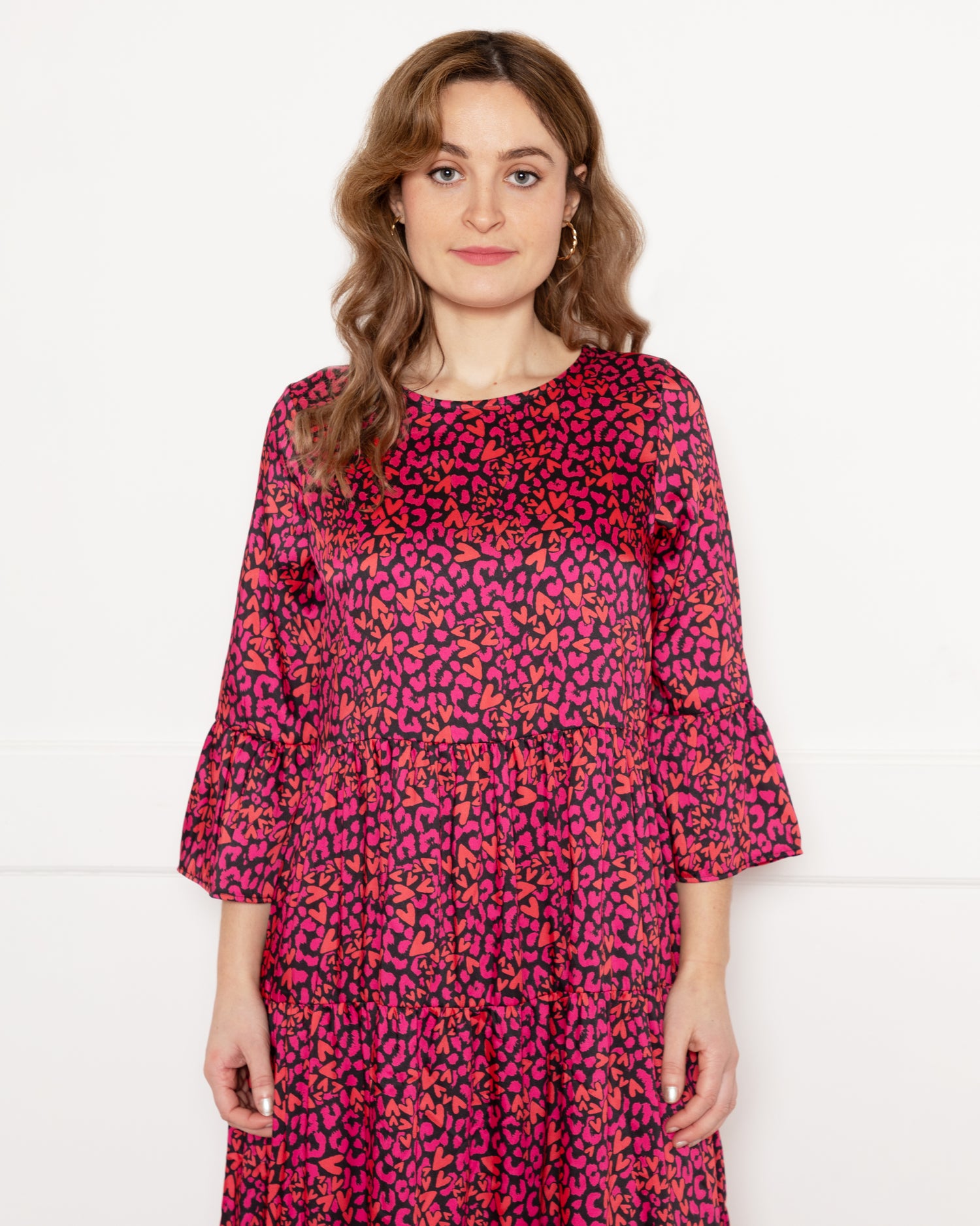 The Janie Dress In Heart Animal