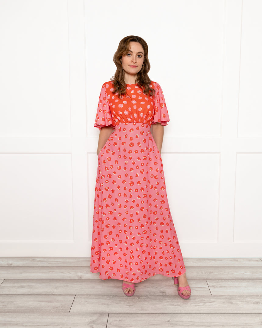 Ziggy Maxi Dress in Animal Print