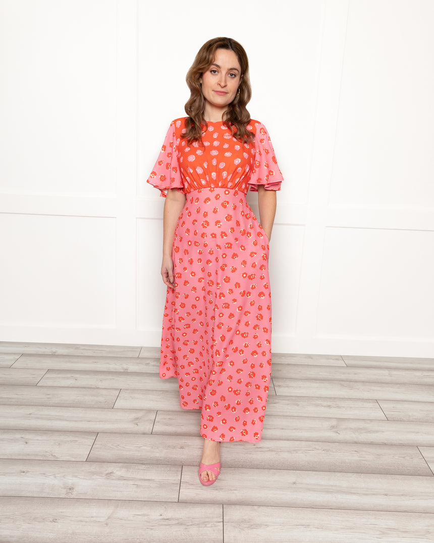 Ziggy Maxi Dress in Animal Print