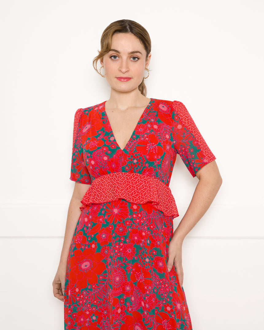 The Gloria Floral Maxi Dress