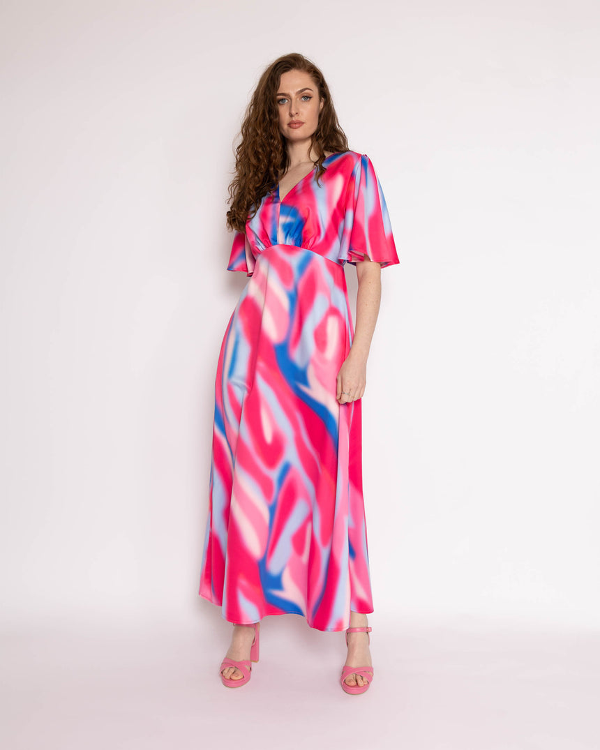 Grace Satin Maxi Dress
