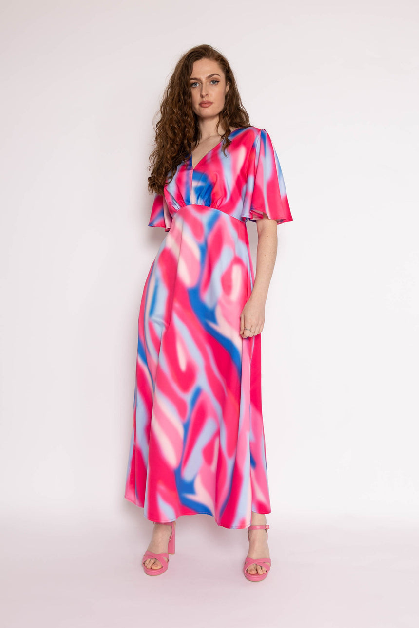 Grace Satin Maxi Dress