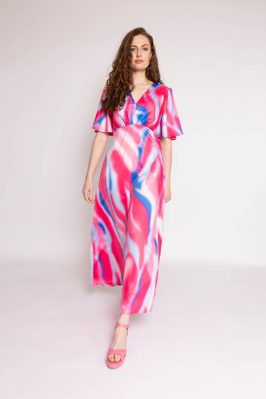 Grace Satin Maxi Dress