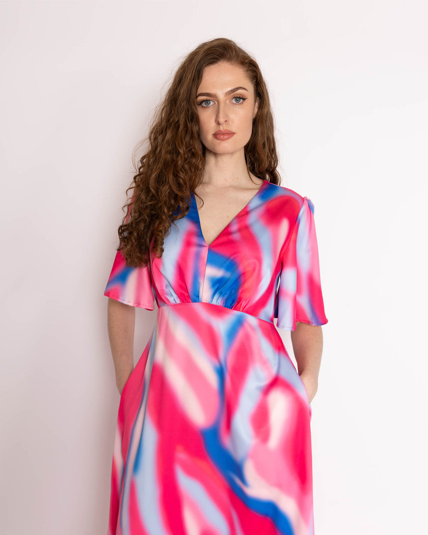 Grace Satin Maxi Dress