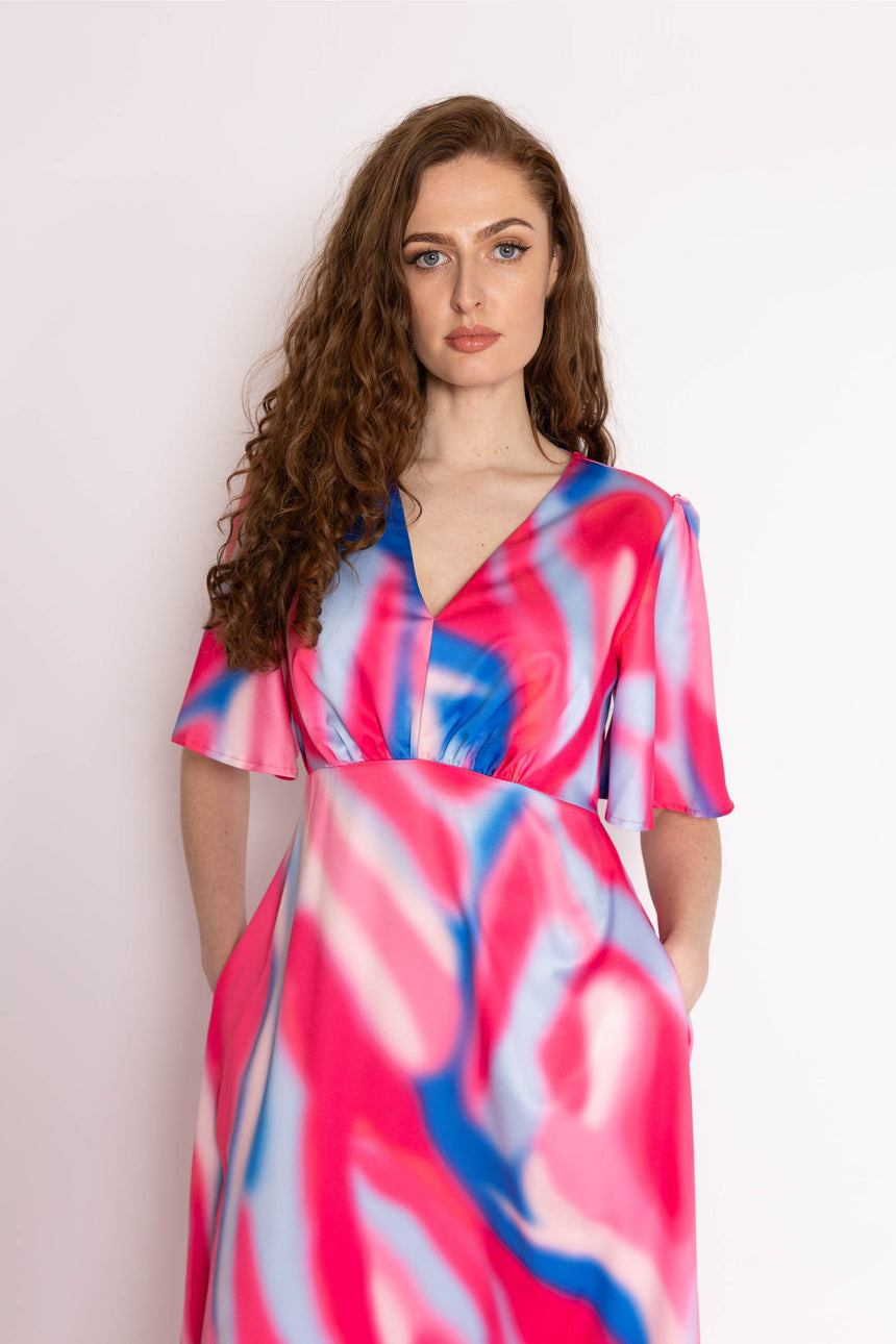 Grace Satin Maxi Dress
