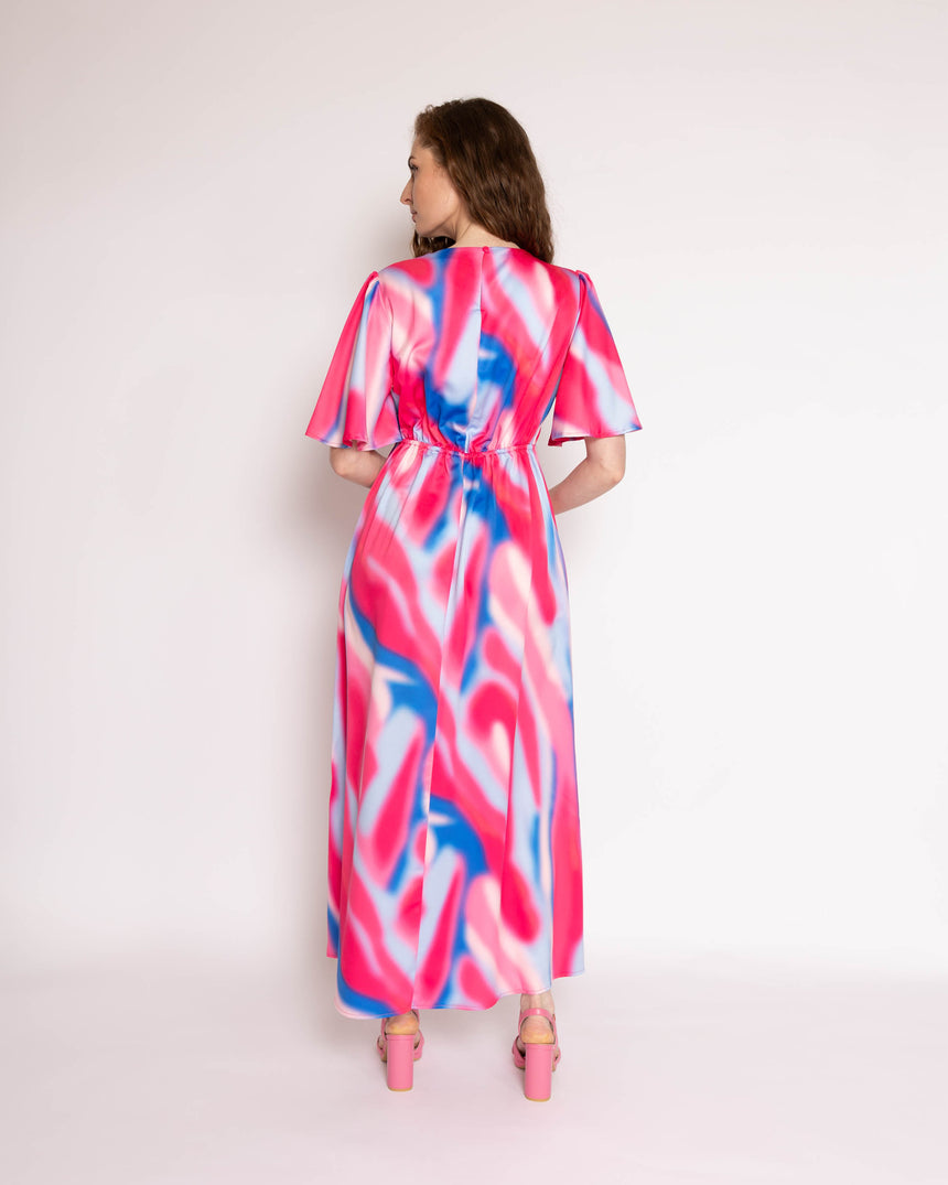 Grace Satin Maxi Dress