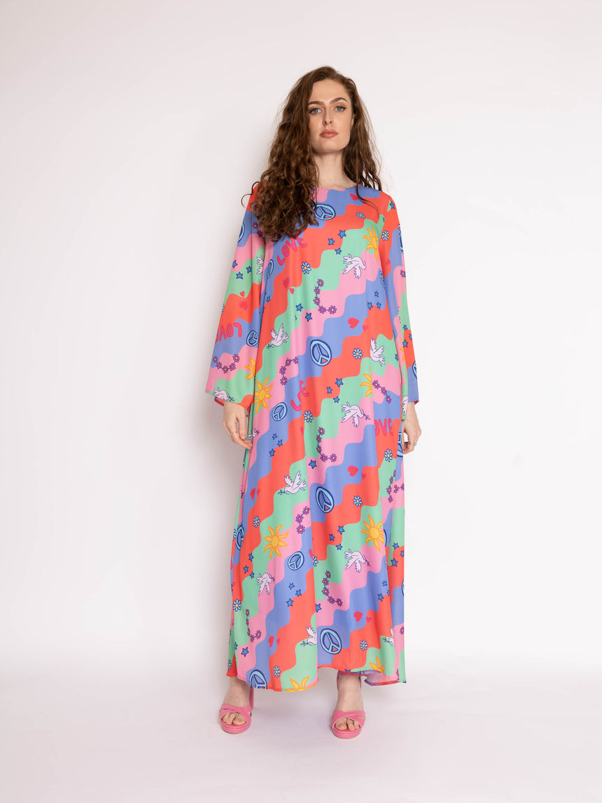 Alaska Chiffon Maxi Dress