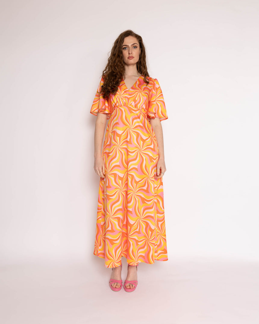 Grace Satin Maxi Dress