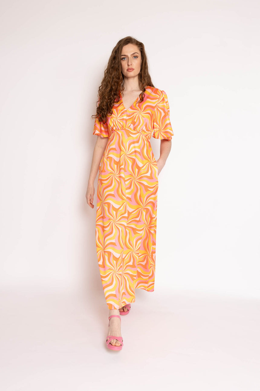 Grace Satin Maxi Dress