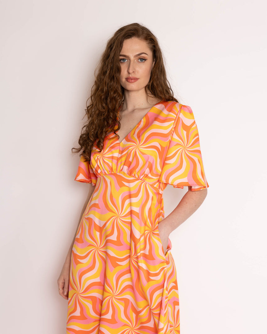 Grace Satin Maxi Dress