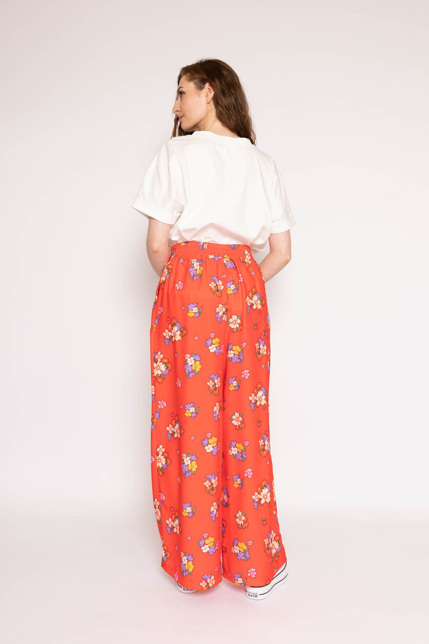 Eclipse Floral Wide Leg Trousers