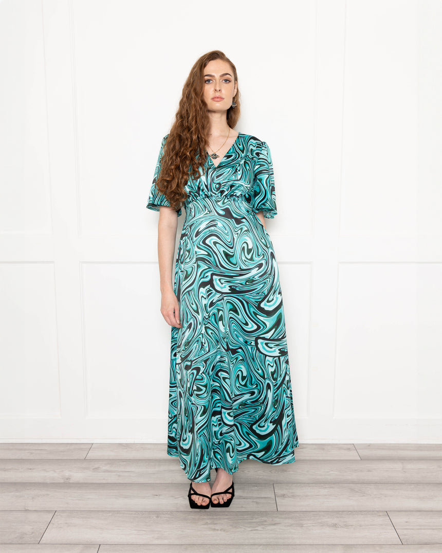 Grace Swirl Maxi Dress