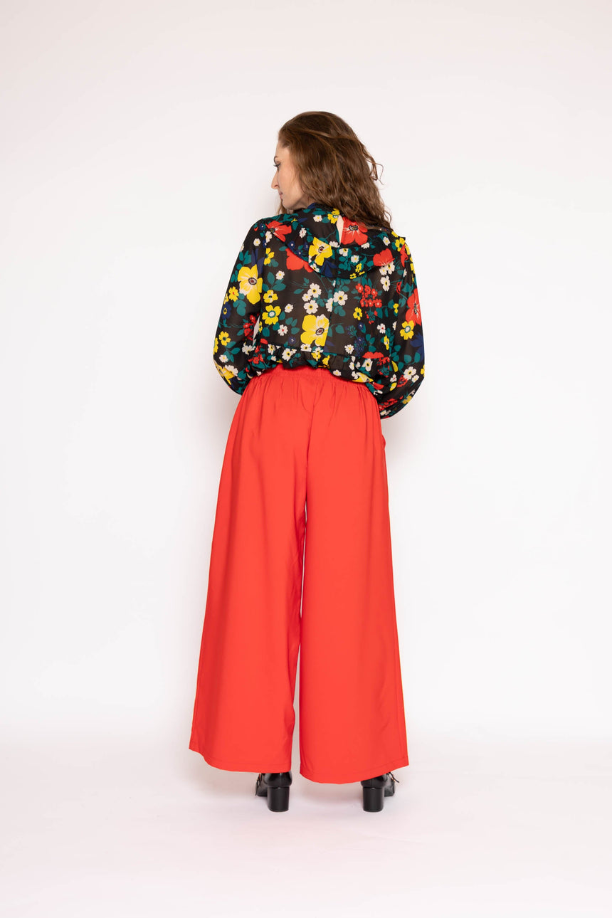 The Patsy Top in Black Floral