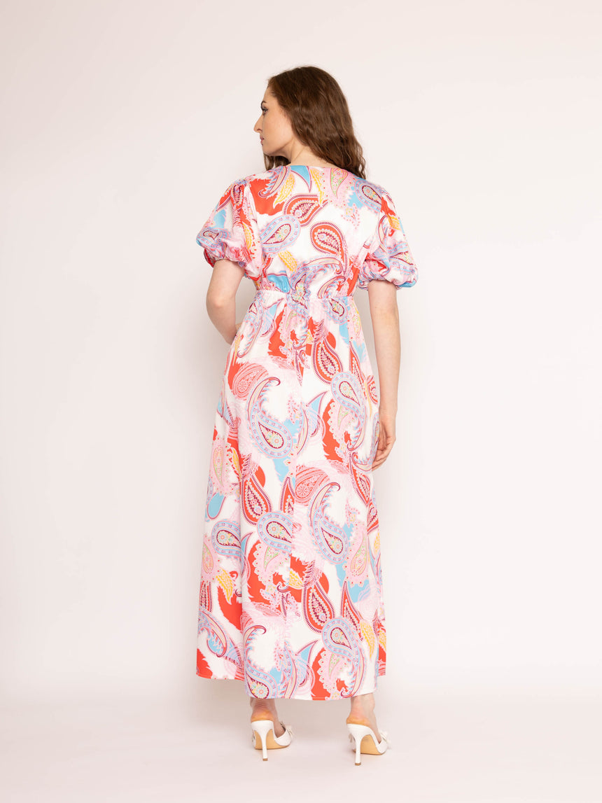 Vera Paisley Midi Dress