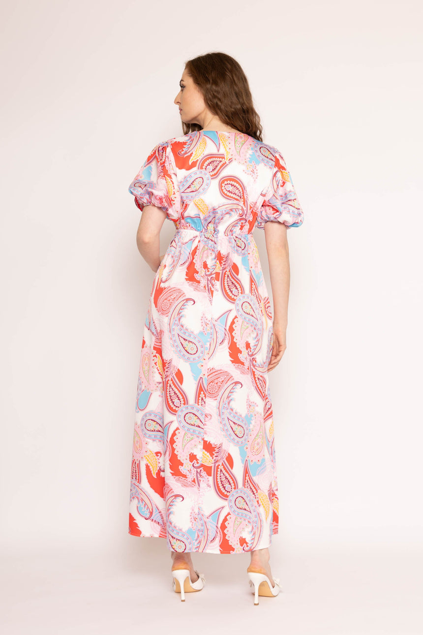 Vera Paisley Midi Dress