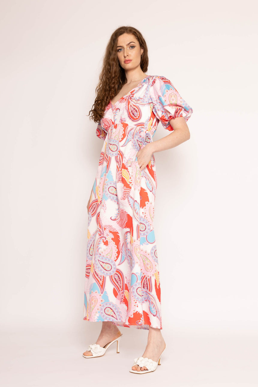 Vera Paisley Midi Dress