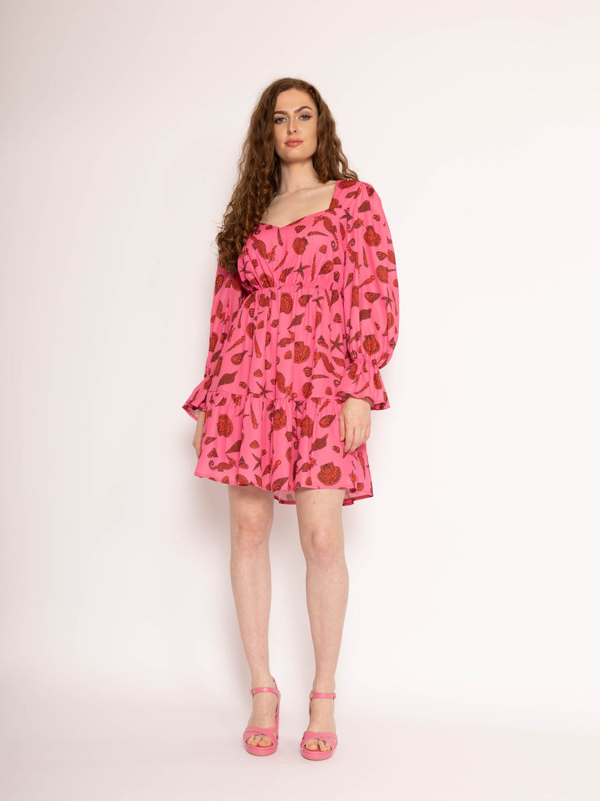 Twisted Wunder Pip Seashell Mini Dress