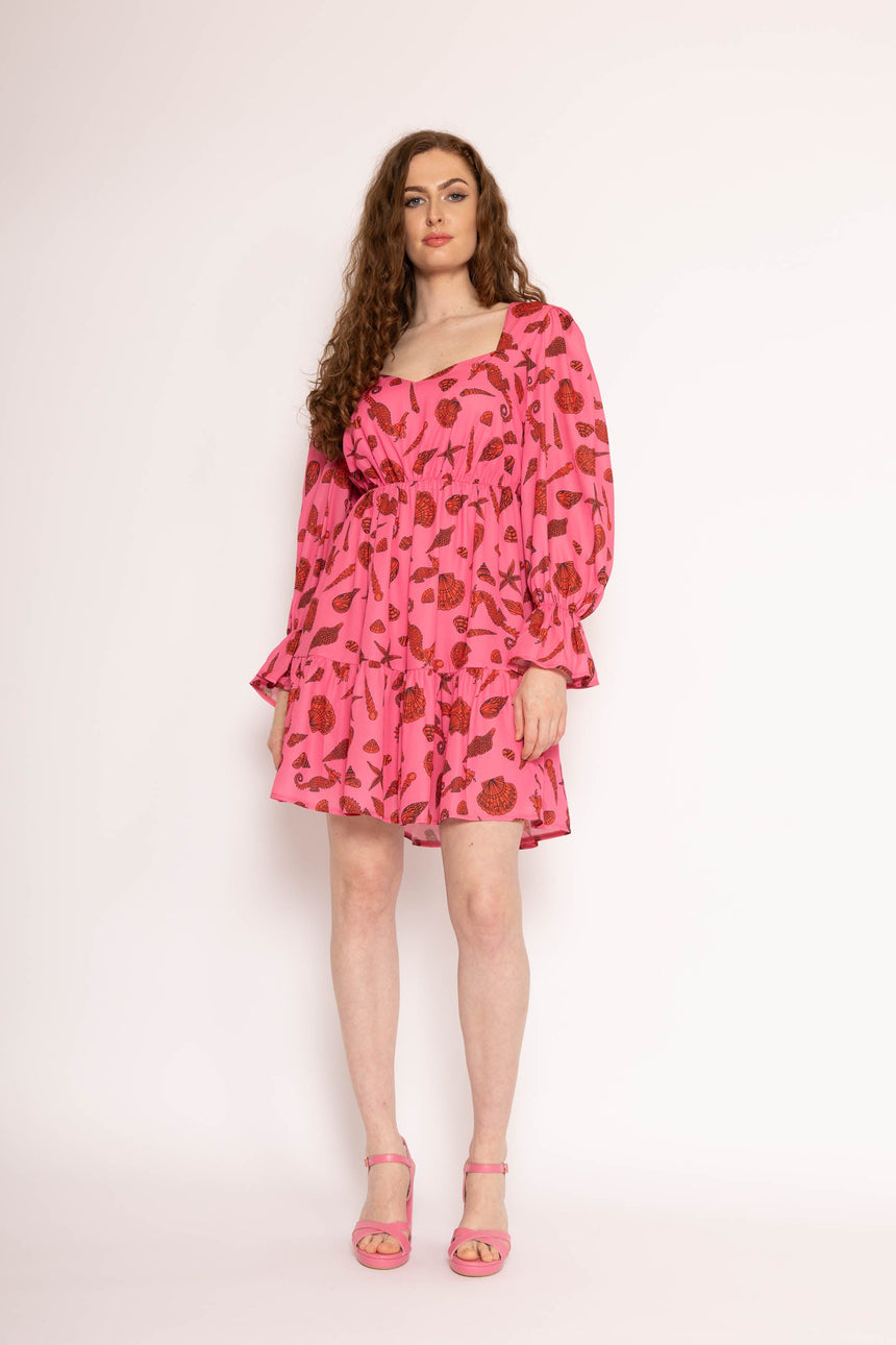 Twisted Wunder Pip Seashell Mini Dress