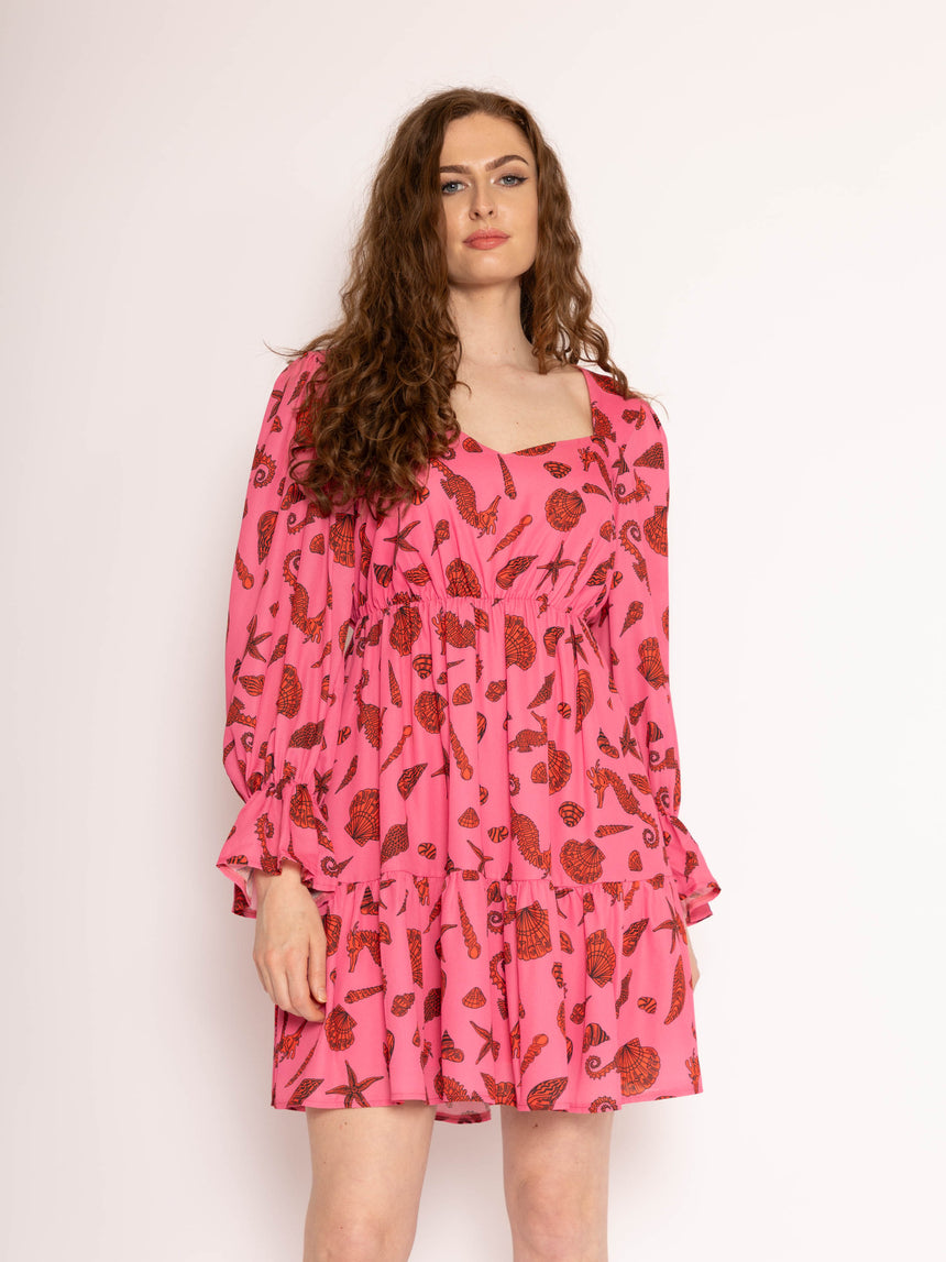 Twisted Wunder Pip Seashell Mini Dress