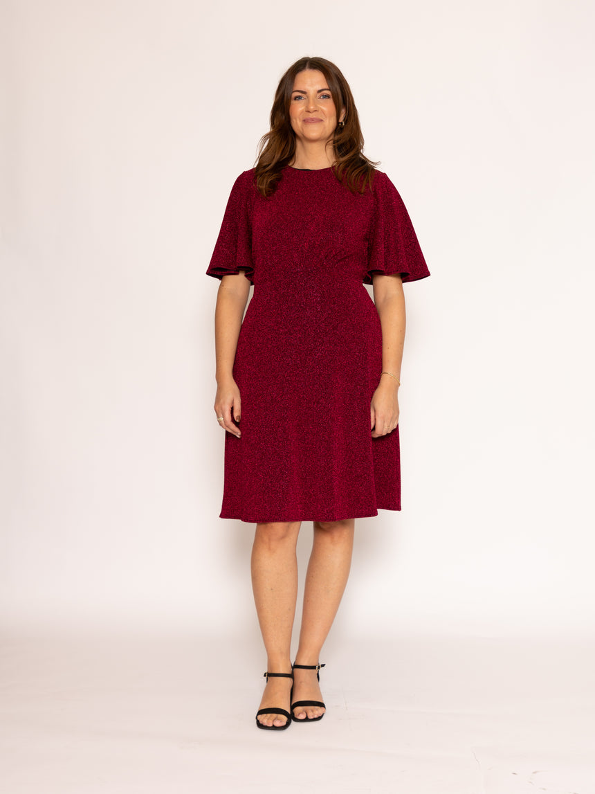 Twisted Wunder Ziggy Magenta Mini Dress