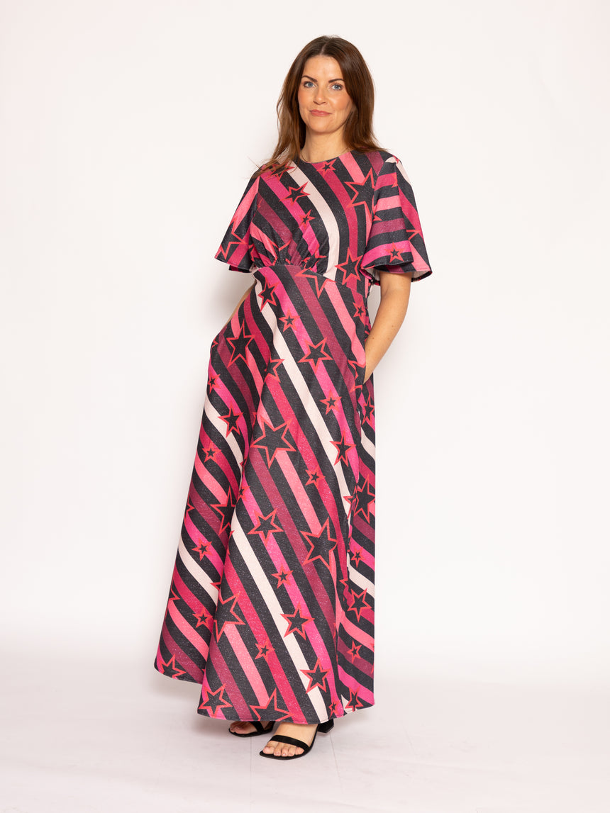 Twisted Wunder Ziggy Twin Star Maxi Dress