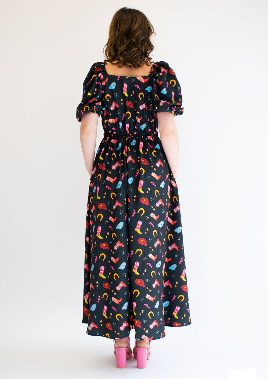 Poppy Western Midaxi Dress