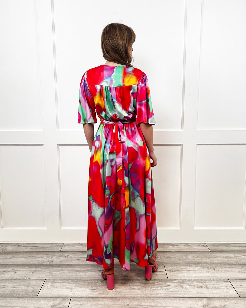 Joni Marble Maxi Dress