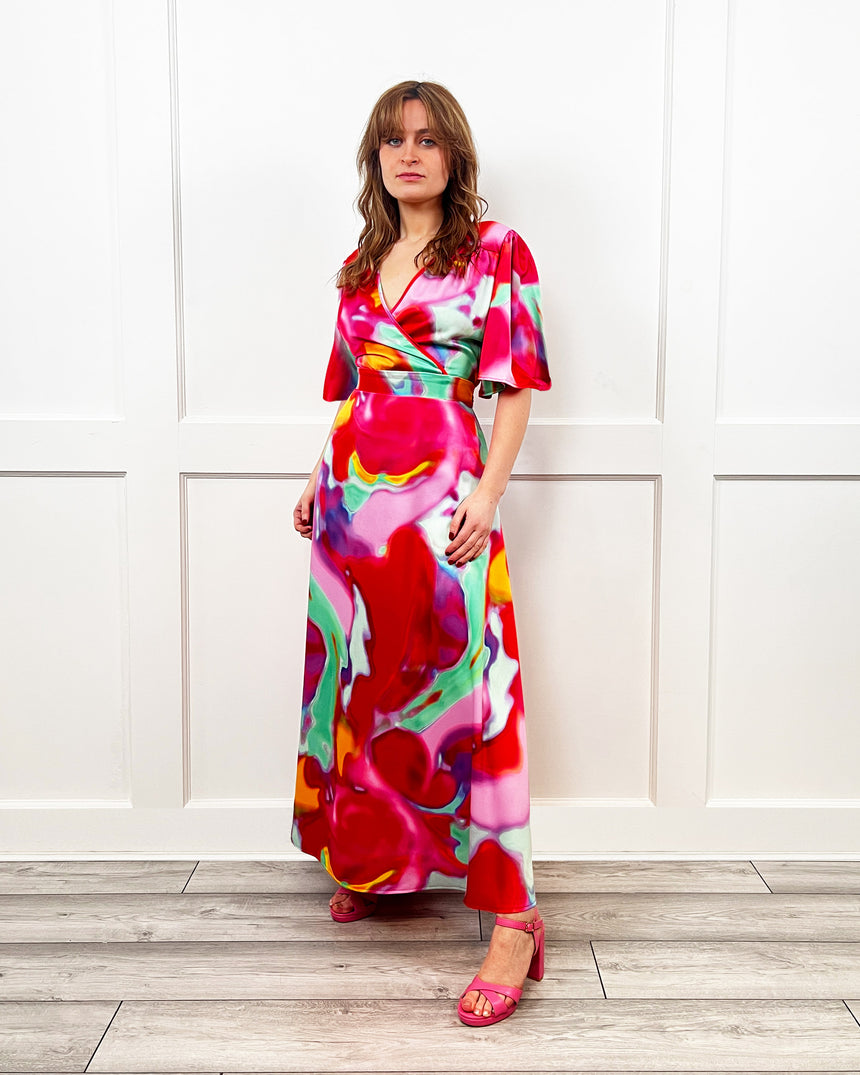 Joni Marble Maxi Dress