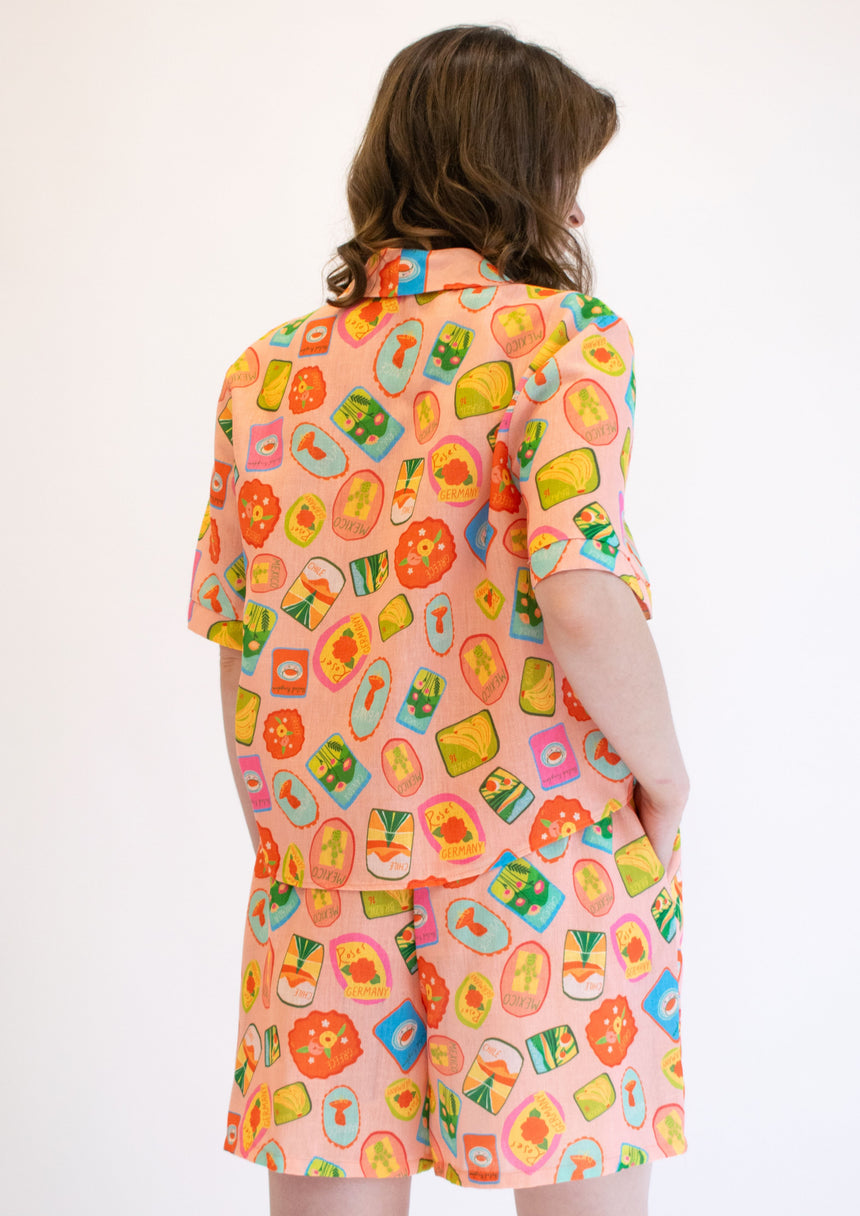 Linen Postcard Shirt