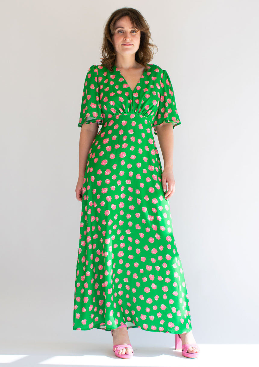 Grace Animal Heart Maxi Dress