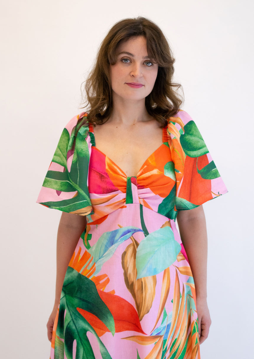 Cordelia Tropical Maxi Dress