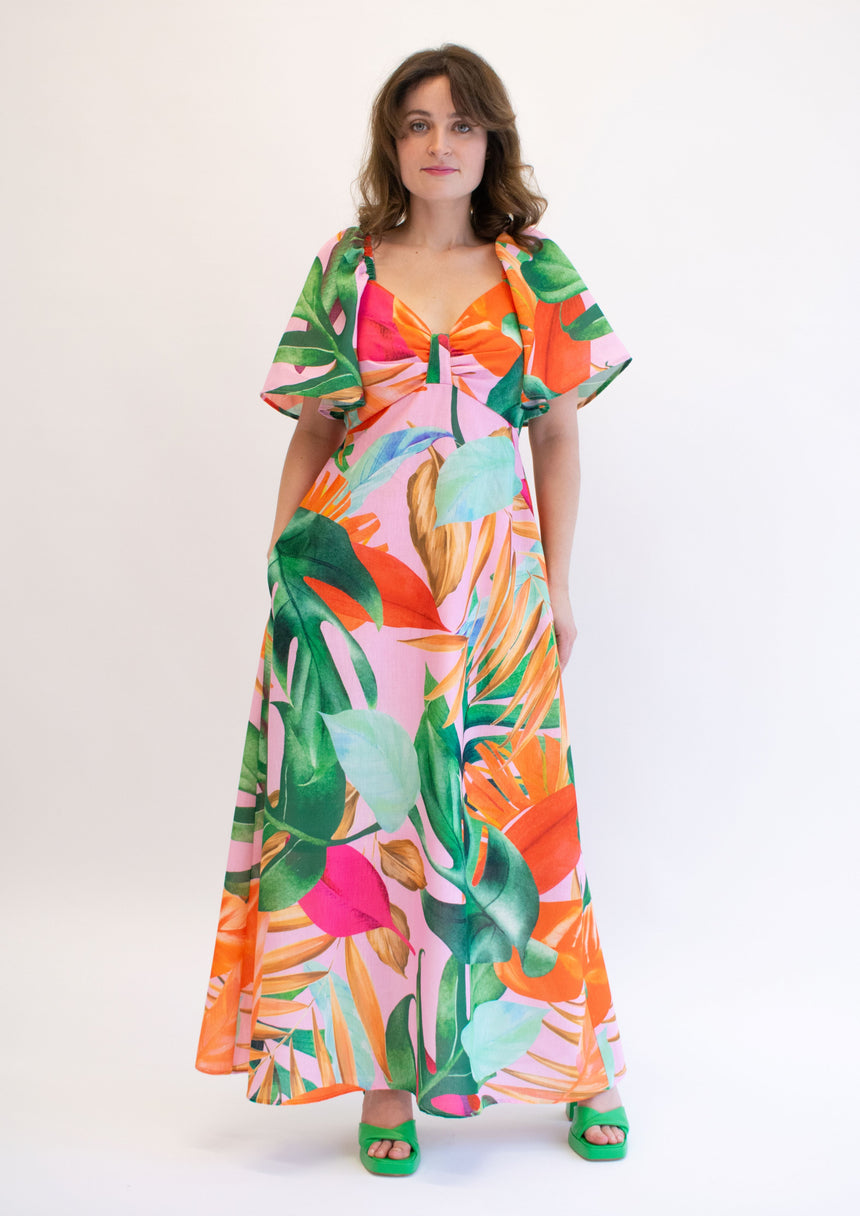 Cordelia Tropical Maxi Dress