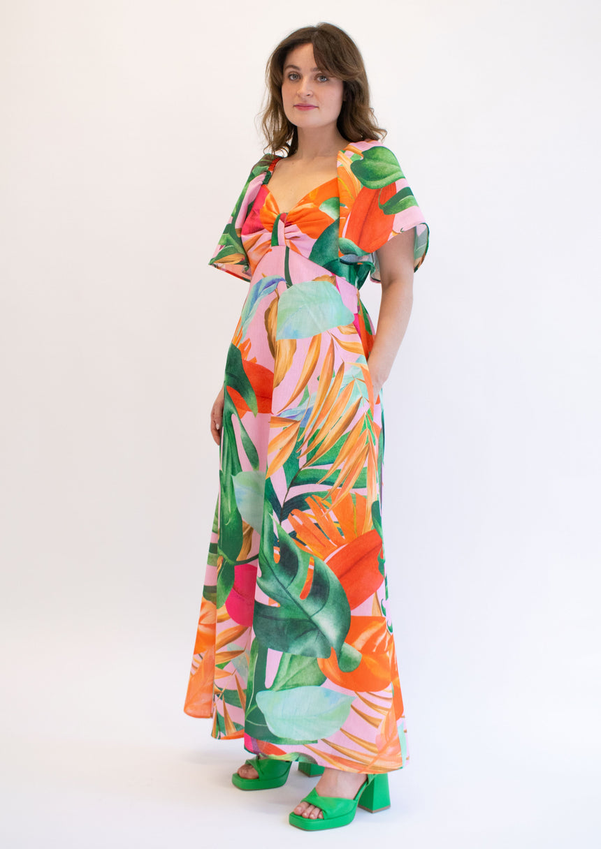 Cordelia Tropical Maxi Dress