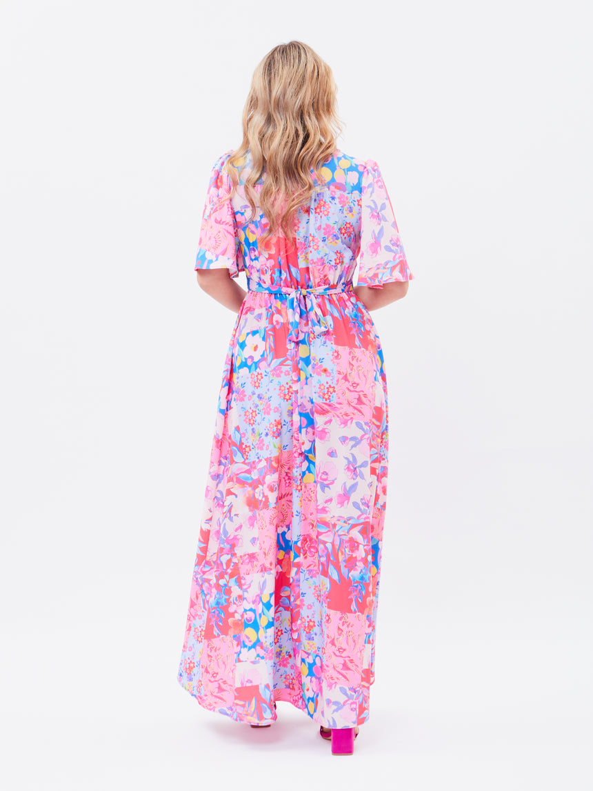 Joni Pink maxi Dress
