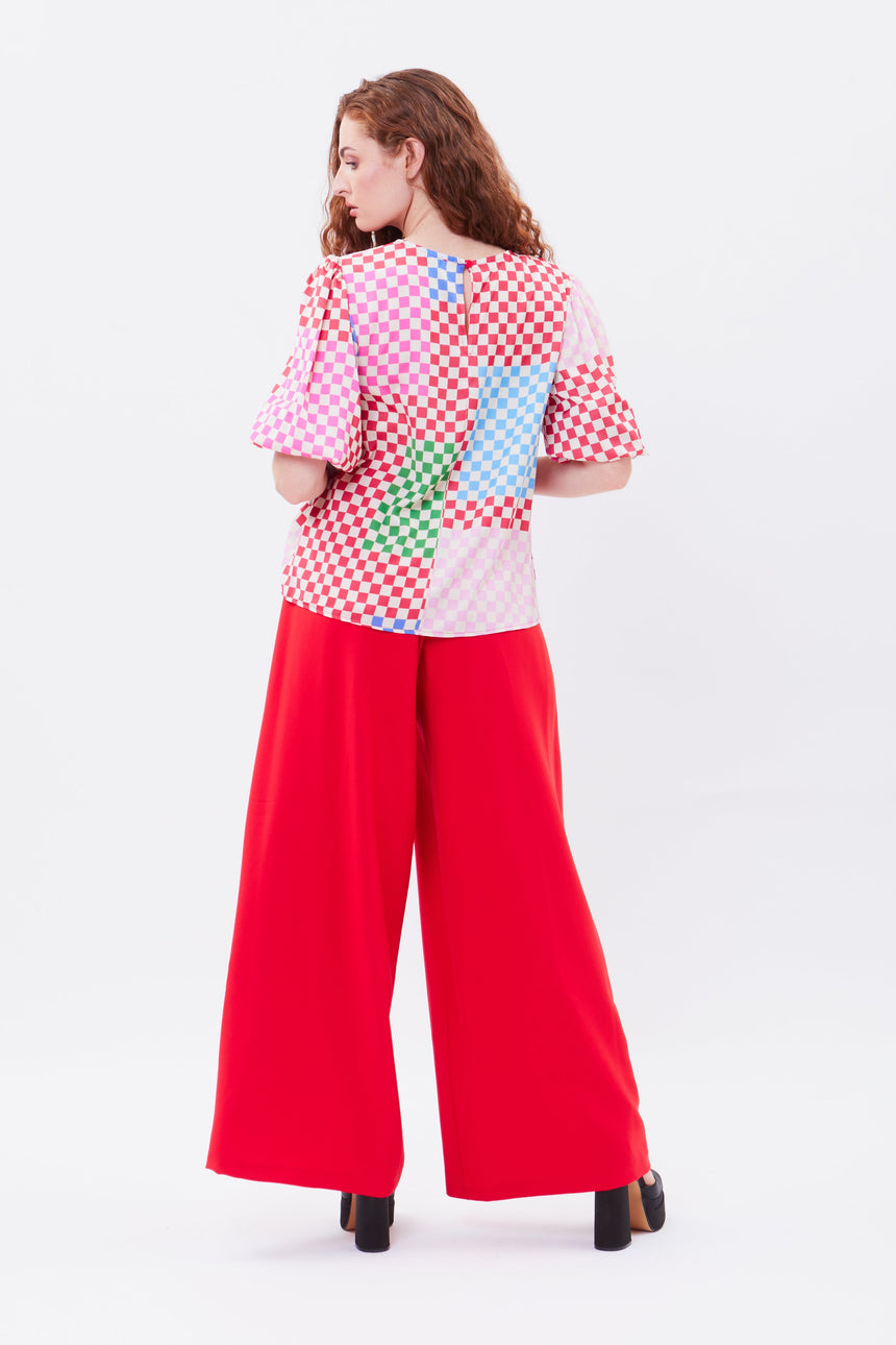 Jo Jo Check Blouse