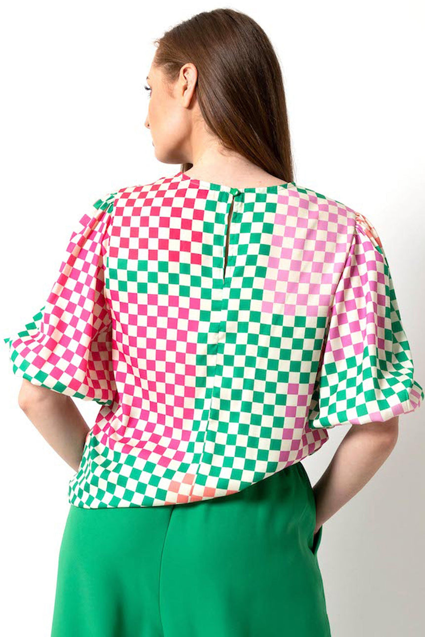 Jo Jo Check Blouse