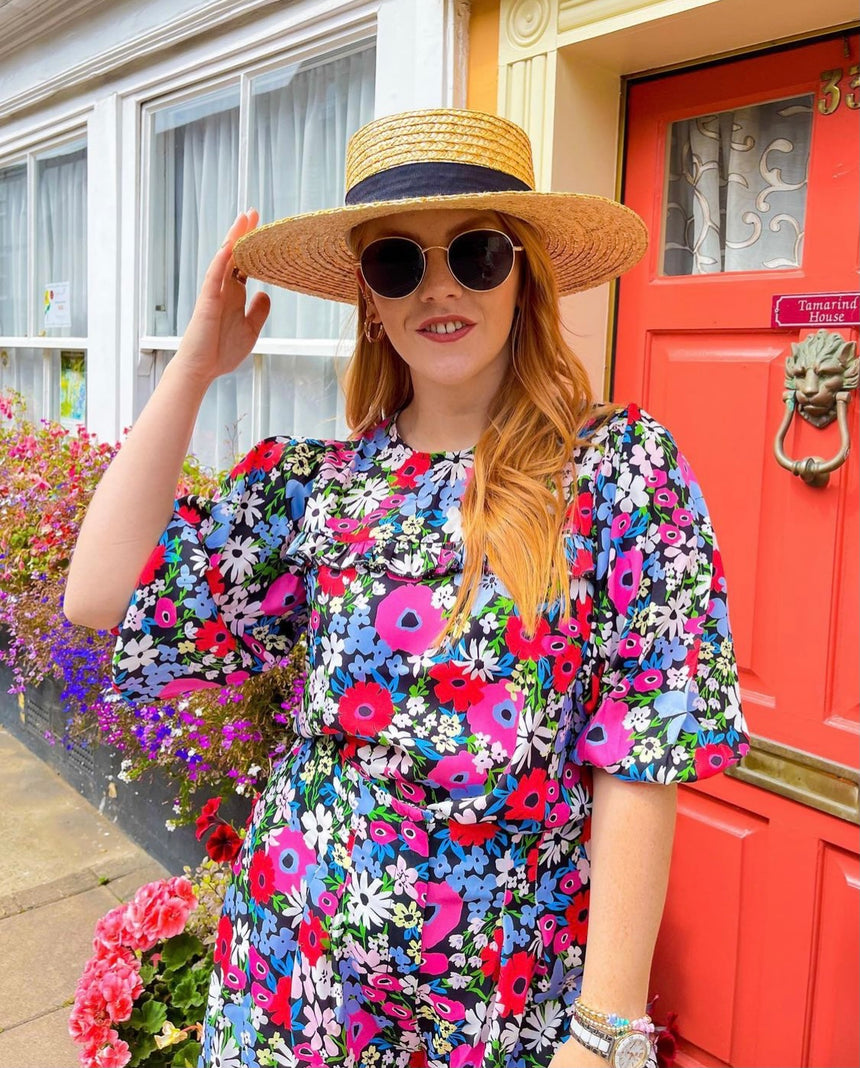 The Rosie Black Floral Shorts