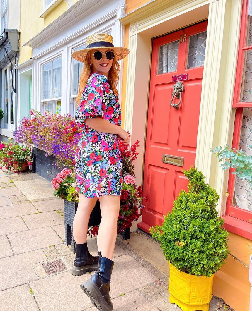 The Rosie Black Floral Shorts