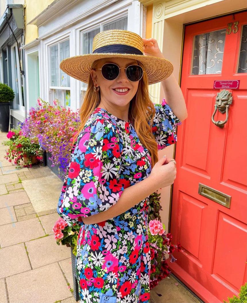 The Rosie Black Floral Shorts