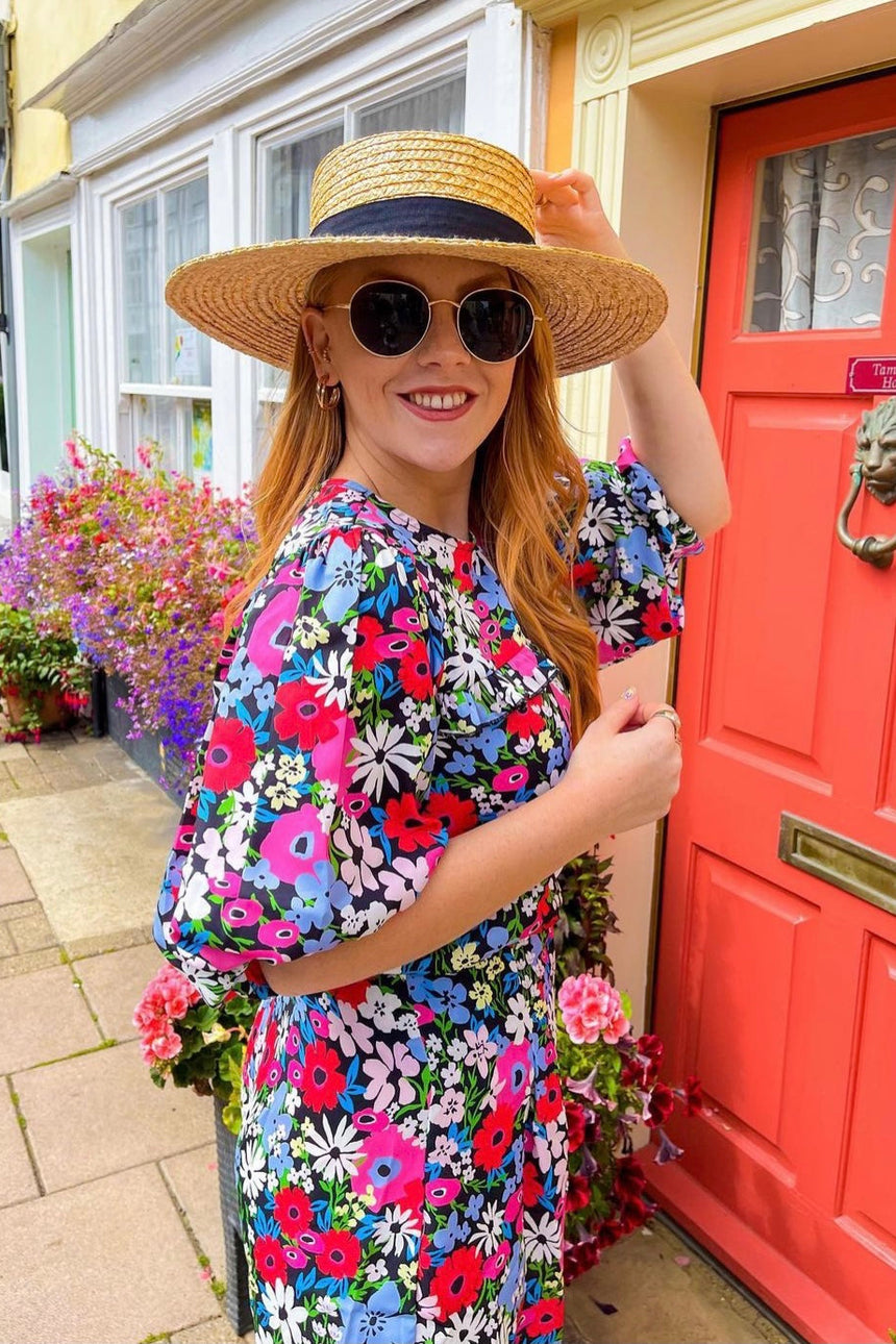 The Rosie Black Floral Shorts