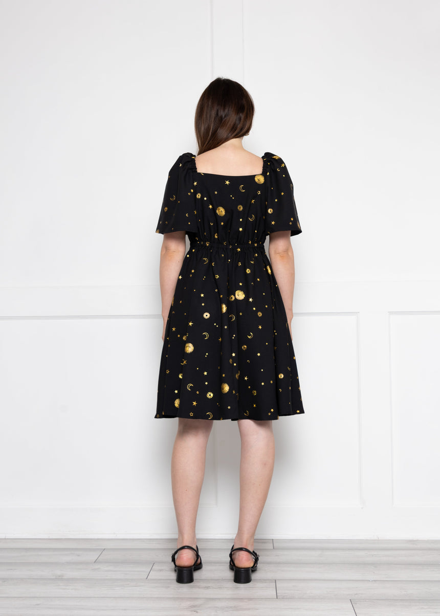 Twisted Wunder Cordella Gold Mini Dress