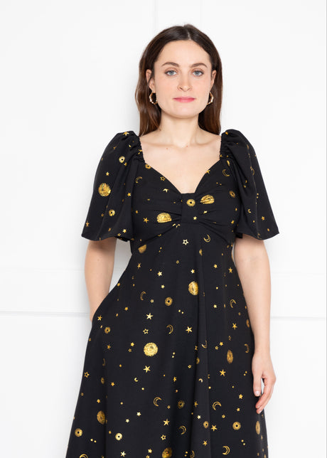 Twisted Wunder Cordella Gold Mini Dress